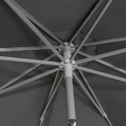 BAUHAUS Siena Garden Sonnenschirm Push Pro Durchmesser: 300 Cm, Grau -Sonnenschirme Verkaufsgeschäft 12 1522