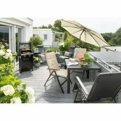 BAUHAUS Sunfun Sonnenschirm Torino Natur, Durchmesser: 270 Cm -Sonnenschirme Verkaufsgeschäft 12 1602