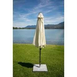 BAUHAUS Sunfun Sonnenschirm Torino Natur, Durchmesser: 270 Cm -Sonnenschirme Verkaufsgeschäft 12 1604