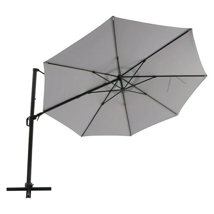 BAUHAUS Sunfun Melina Schirmbezug Hellgrau, Durchmesser: 400 Cm, Passend Für: Sunfun Ampelschirmgestell Melina Ø 400 Cm 5 BAUHAUS Sunfun Melina Schirmbezug Hellgrau, Durchmesser: 400 Cm, Passend Für: Sunfun Ampelschirmgestell Melina Ø 400 Cm – Bild 3