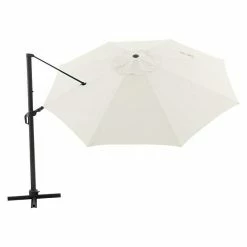 BAUHAUS Sunfun Melina Schirmbezug Natur, Durchmesser: 400 Cm, Passend Für: Sunfun Ampelschirmgestell Melina Ø 400 Cm