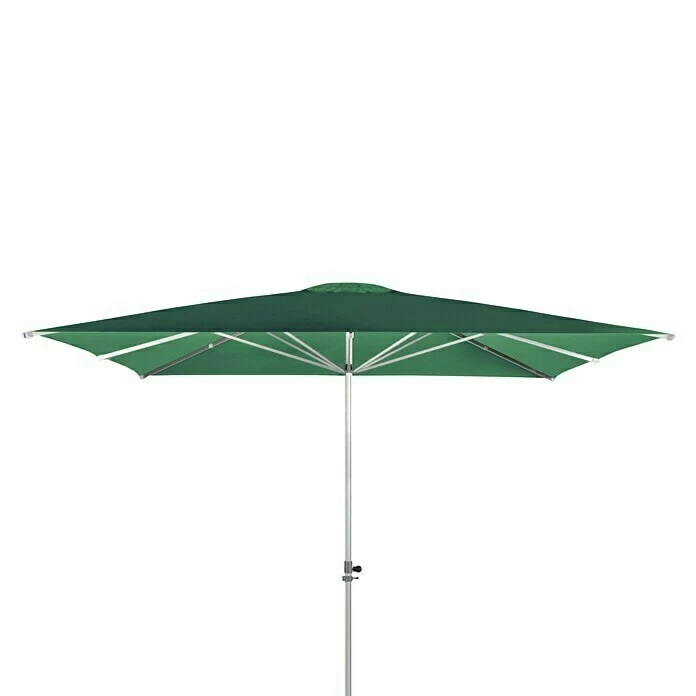 BAUHAUS Doppler Alu Expert Sonnenschirm Teleskop Dunkelgrün, 350 X 350 Cm 3 BAUHAUS Doppler Alu Expert Sonnenschirm Teleskop Dunkelgrün, 350 X 350 Cm