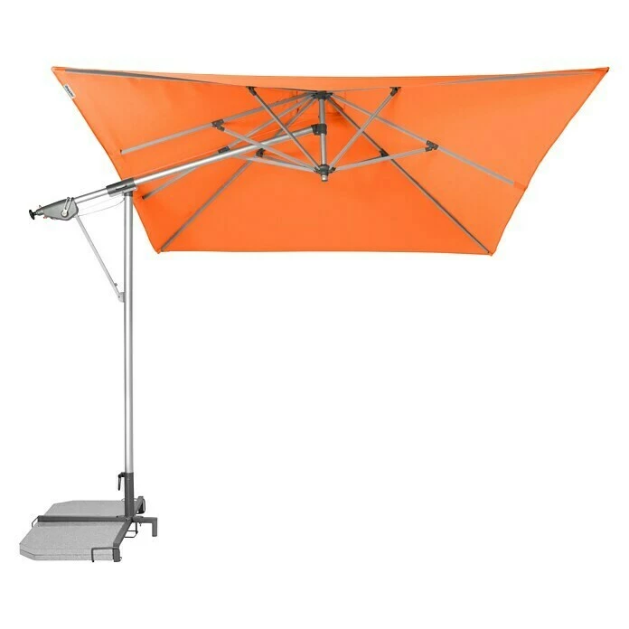 BAUHAUS Doppler Sunline Pendelschirm Orange, L X B: 298 X 225 Cm 4 BAUHAUS Doppler Sunline Pendelschirm Orange, L X B: 298 X 225 Cm – Bild 2