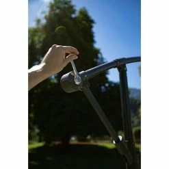 BAUHAUS Sunfun Ampelschirm Toscana Blau, Durchmesser: 300 Cm -Sonnenschirme Verkaufsgeschäft 12 1710