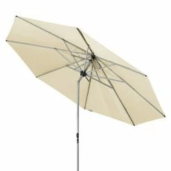 BAUHAUS Doppler Sonnenschirm Active Teleskop Natur, Durchmesser: 333 Cm -Sonnenschirme Verkaufsgeschäft 12 1719