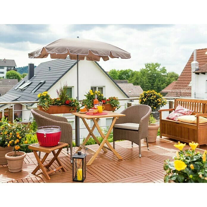 BAUHAUS Sunfun Balkonschirm Messina II Taupe, 180 X 120 Cm 4 BAUHAUS Sunfun Balkonschirm Messina II Taupe, 180 X 120 Cm – Bild 2