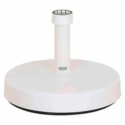 BAUHAUS Siena Garden Schirmständer Fill Foot Durchmesser: 46 Cm, Für Rohrdurchmesser: 21 Mm - 54 Mm, 25 Kg, Weiß