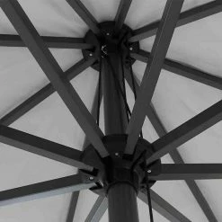 BAUHAUS Siena Garden Sonnenschirm Gastro Hellgrau, Durchmesser: 400 Cm -Sonnenschirme Verkaufsgeschäft 12 1781