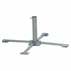 BAUHAUS Siena Garden Schirmständer Gastro L X B: 44 X 44 Cm, Silber