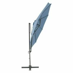 BAUHAUS Sunfun Ampelschirm Florenz Blau, Durchmesser: 300 Cm -Sonnenschirme Verkaufsgeschäft 12 195