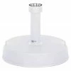 BAUHAUS Siena Garden Schirmständer Weiß, 30 Kg, Für Rohrdurchmesser: 21 Mm - 54 Mm