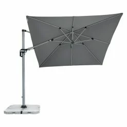 BAUHAUS Doppler Active Pendelschirm Anthrazit, 350 X 260 Cm -Sonnenschirme Verkaufsgeschäft 12 24