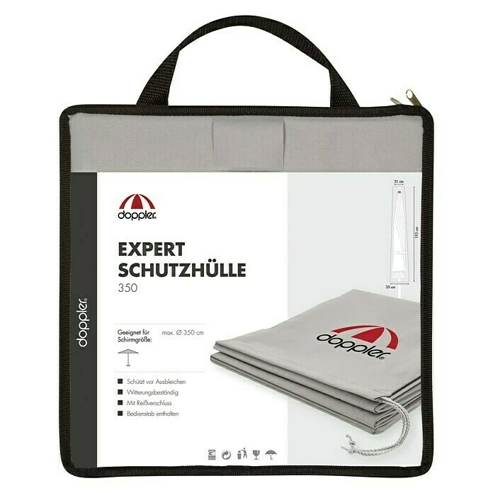 BAUHAUS Doppler Expert Schirm-Schutzhülle Passend Für: Schirme Bis Ø 350 Cm 3 BAUHAUS Doppler Expert Schirm-Schutzhülle Passend Für: Schirme Bis Ø 350 Cm