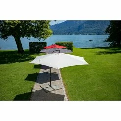 BAUHAUS Sunfun Ampelschirm Toscana Natur, Durchmesser: 300 Cm -Sonnenschirme Verkaufsgeschäft 12 258