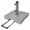 BAUHAUS Doppler Active Granitschirmständer Trolley 49,5 Kg, 45 X 45 Cm -Sonnenschirme Verkaufsgeschäft 12 300