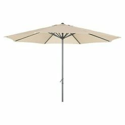 BAUHAUS Sunfun Marktschirm Trentino II Ecru, Durchmesser: 300 Cm