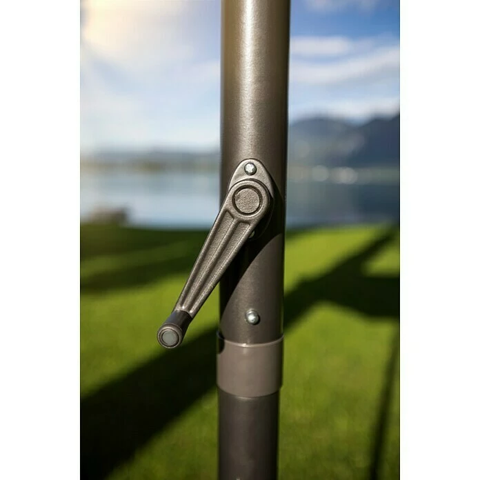 BAUHAUS Sunfun Marktschirm Trentino II Ecru, Durchmesser: 300 Cm 6 BAUHAUS Sunfun Marktschirm Trentino II Ecru, Durchmesser: 300 Cm – Bild 4