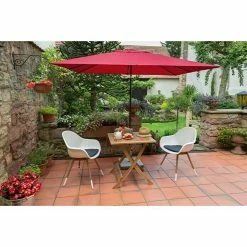 BAUHAUS Sunfun Sonnenschirm Livorno Chili, 200 X 250 Cm -Sonnenschirme Verkaufsgeschäft 12 357