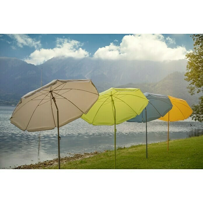 BAUHAUS Sunfun Strandschirm Durchmesser: 180 Cm, Grün 6 BAUHAUS Sunfun Strandschirm Durchmesser: 180 Cm, Grün – Bild 4