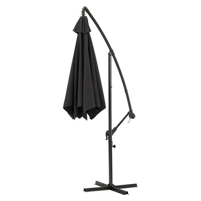 BAUHAUS Sunfun Ampelschirm Toscana Anthrazit, Durchmesser: 300 Cm 6 BAUHAUS Sunfun Ampelschirm Toscana Anthrazit, Durchmesser: 300 Cm – Bild 5