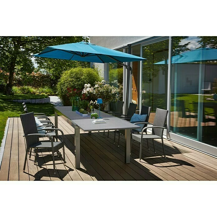 BAUHAUS Sunfun Ampelschirmgestell Capri 200 X 250 Cm, Aluminium 4 BAUHAUS Sunfun Ampelschirmgestell Capri 200 X 250 Cm, Aluminium – Bild 2