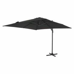 BAUHAUS Siena Garden Ampelschirm California N+ Anthrazit, L X B: 300 X 300 Cm