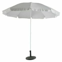 BAUHAUS Sunfun Balkonschirm Provence II Lichtgrau, Durchmesser: 250 Cm