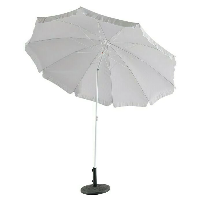 BAUHAUS Sunfun Balkonschirm Provence II Lichtgrau, Durchmesser: 250 Cm 4 BAUHAUS Sunfun Balkonschirm Provence II Lichtgrau, Durchmesser: 250 Cm – Bild 2