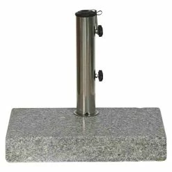 BAUHAUS Siena Garden Granitschirmständer 25 Kg, L X B: 45 X 28 Cm