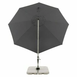 BAUHAUS Doppler Active Pendelschirm Anthrazit, 370 Cm -Sonnenschirme Verkaufsgeschäft 12 50