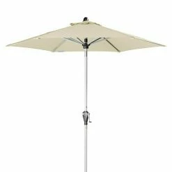 BAUHAUS Doppler Active Kurbelschirm Auto Tilt Natur, Durchmesser: 210 Cm
