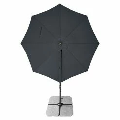 BAUHAUS Derby Ravenna Pendelschirm Smart Anthrazit, Durchmesser: 293 Cm -Sonnenschirme Verkaufsgeschäft 12 515