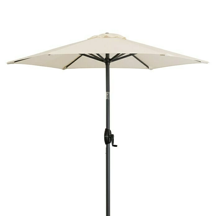 BAUHAUS Derby Basic Lift Sonnenschirm Neo Natur, Durchmesser: 180 Cm 3 BAUHAUS Derby Basic Lift Sonnenschirm Neo Natur, Durchmesser: 180 Cm