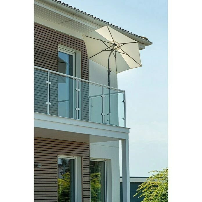 BAUHAUS Derby Basic Lift Sonnenschirm Neo Natur, Durchmesser: 180 Cm 7 BAUHAUS Derby Basic Lift Sonnenschirm Neo Natur, Durchmesser: 180 Cm – Bild 5