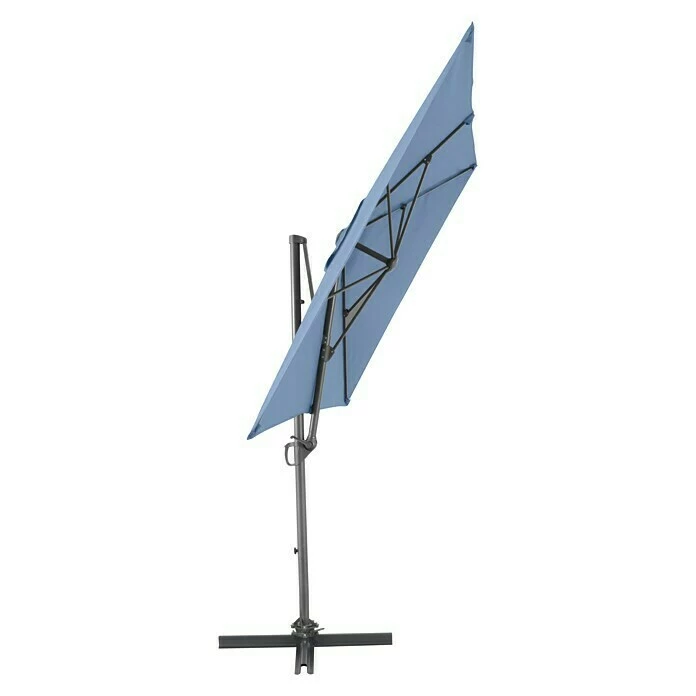 BAUHAUS Sunfun Ampelschirm Florenz Blau, 200 X 250 Cm 6 BAUHAUS Sunfun Ampelschirm Florenz Blau, 200 X 250 Cm – Bild 4