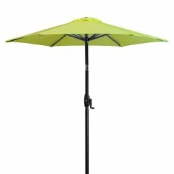 BAUHAUS Derby Basic Lift Sonnenschirm Neo Apfelgrün, Durchmesser: 180 Cm