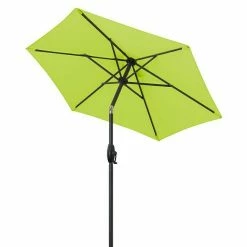 BAUHAUS Derby Basic Lift Sonnenschirm Neo Apfelgrün, Durchmesser: 180 Cm -Sonnenschirme Verkaufsgeschäft 12 580