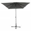 BAUHAUS Sunfun Sonnenschirm Livorno Anthrazit, 200 X 250 Cm -Sonnenschirme Verkaufsgeschäft 12 63