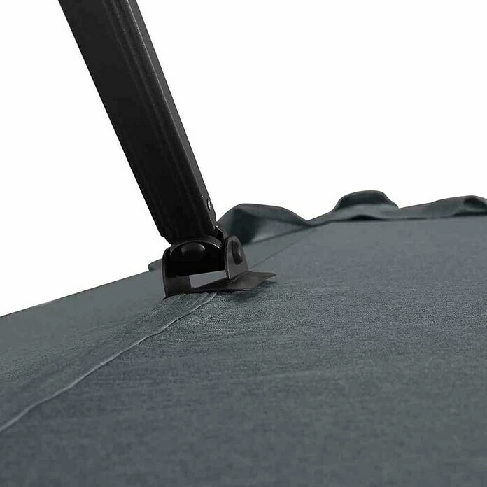 BAUHAUS Siena Garden Ampelschirm Alphawing N+ Schwarz-meliert, 300 X 300 Cm 6 BAUHAUS Siena Garden Ampelschirm Alphawing N+ Schwarz-meliert, 300 X 300 Cm – Bild 4