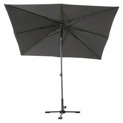 BAUHAUS Sunfun Sonnenschirm Livorno Anthrazit, 200 X 250 Cm -Sonnenschirme Verkaufsgeschäft 12 66