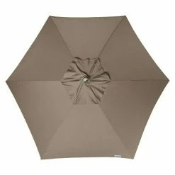 BAUHAUS Doppler Expert Kurbelschirm Auto Tilt Greige, Durchmesser: 280 Cm -Sonnenschirme Verkaufsgeschäft 12 675