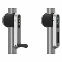 BAUHAUS Doppler Expert Kurbelschirm Auto Tilt Greige, Durchmesser: 280 Cm -Sonnenschirme Verkaufsgeschäft 12 678