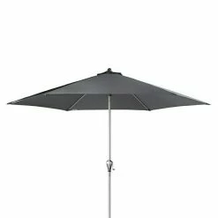 BAUHAUS Doppler Active Kurbelschirm Auto Tilt Anthrazit, Durchmesser: 320 Cm