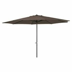 BAUHAUS Sunfun Marktschirm Trentino II Taupe, Durchmesser: 300 Cm