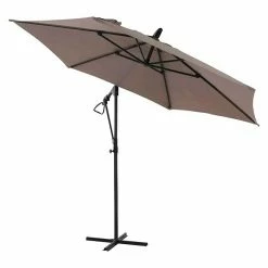 BAUHAUS Siena Garden Ampelschirm Leo N+ Taupe, Durchmesser: 300 Cm -Sonnenschirme Verkaufsgeschäft 12 697