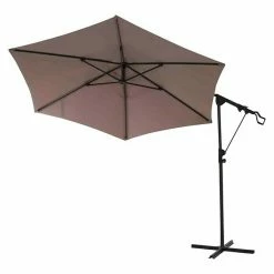 BAUHAUS Siena Garden Ampelschirm Leo N+ Taupe, Durchmesser: 300 Cm -Sonnenschirme Verkaufsgeschäft 12 698