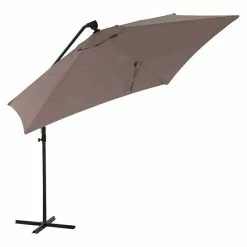 BAUHAUS Siena Garden Ampelschirm Leo N+ Taupe, Durchmesser: 300 Cm -Sonnenschirme Verkaufsgeschäft 12 699