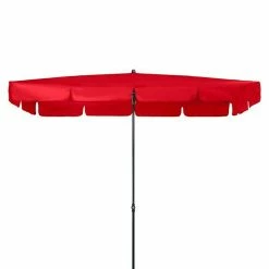 BAUHAUS Doppler Sonnenschirm Sunline-Waterproof III Rot, 260 X 150 Cm