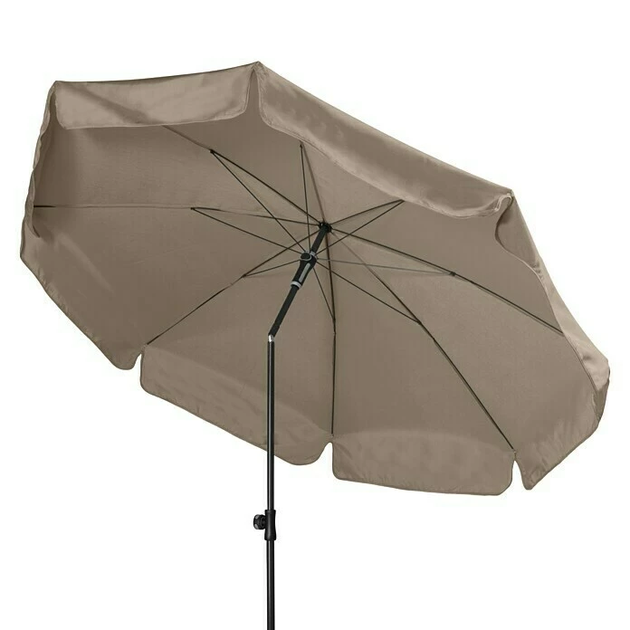 BAUHAUS Doppler Sunline Sonnenschirm Neo Greige, Ø X H: 200 X 240 Cm 4 BAUHAUS Doppler Sunline Sonnenschirm Neo Greige, Ø X H: 200 X 240 Cm – Bild 2