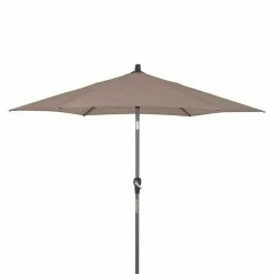 BAUHAUS Siena Garden Sonnenschirm Avio Taupe, Durchmesser: 250 Cm